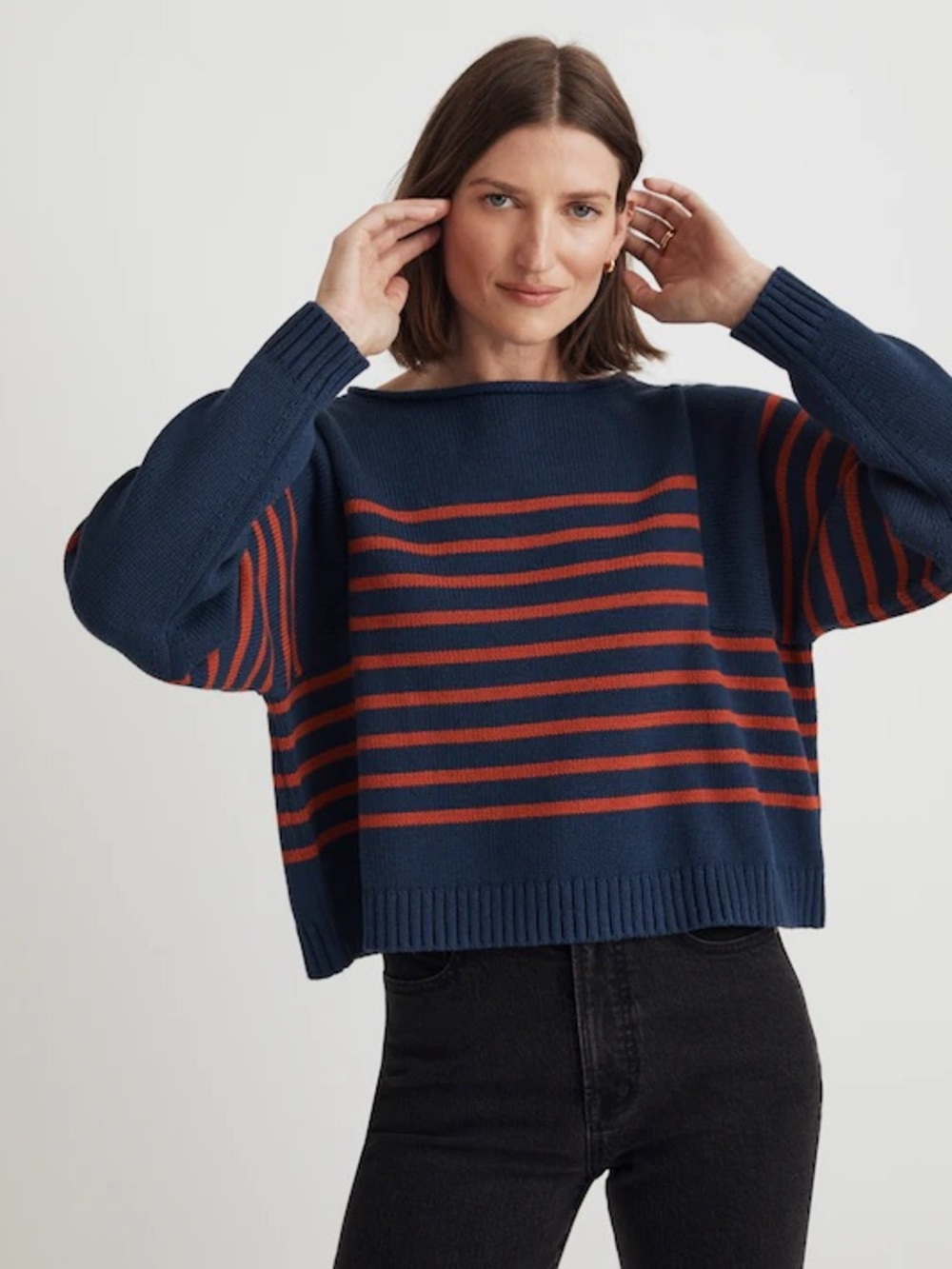 Madewell Rolled-Neck Pullover Sweater